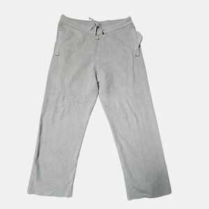Figs Ribbed Knit Cozy Lounge Drawstring Pants‎ S Pull-On Latte Viscose Blend